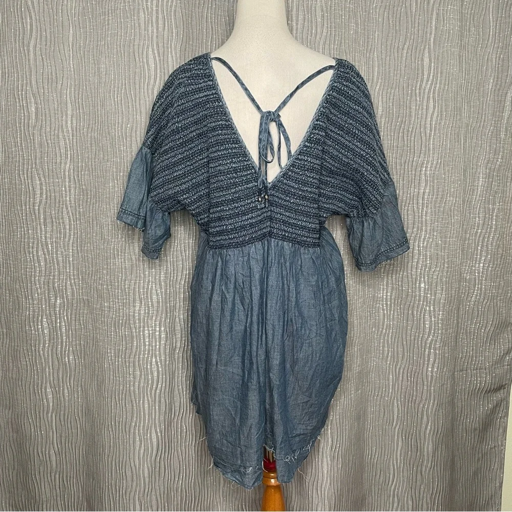 Anthropologie Luz Chambray Mini Dress - Picture 7 of 11